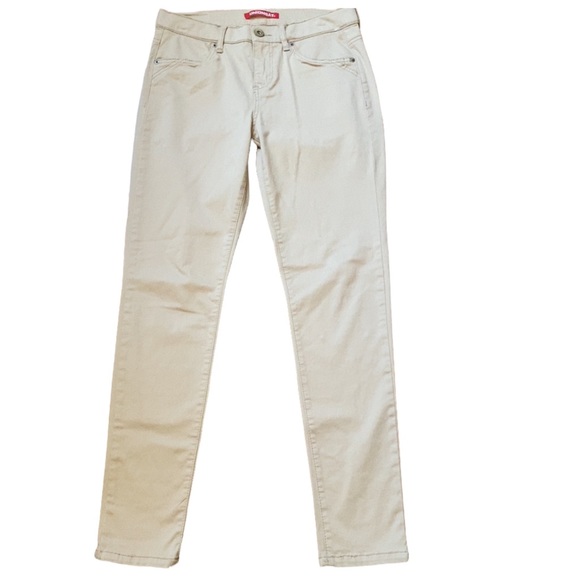 Union Bay Classic Light Khaki Skinny Fit Jeans, Women Khaki Pants, Khaki Jeans - Picture 2 of 12